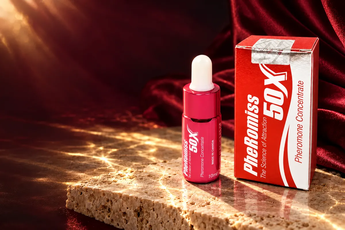 Pheromiss For Her dalam gaya fotografi editorial burgundy dan champagne