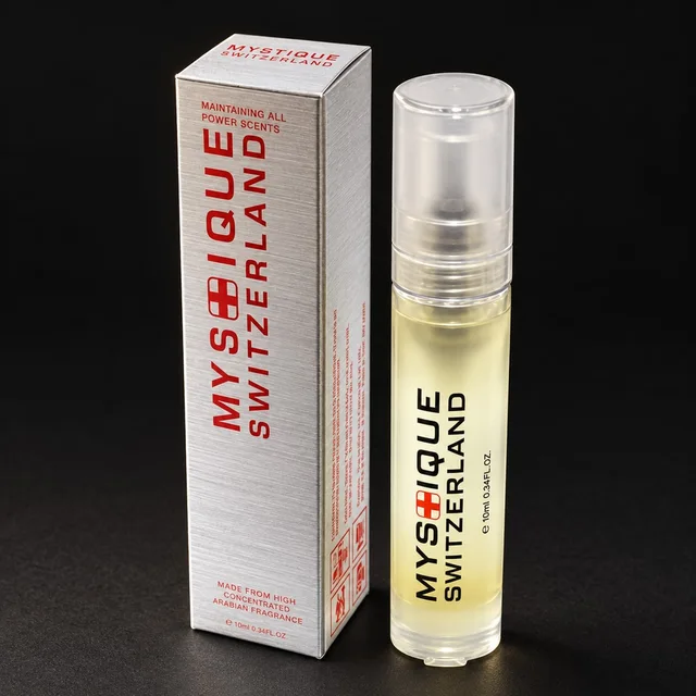 Mystique Switzerland dengan pembungkusan asal