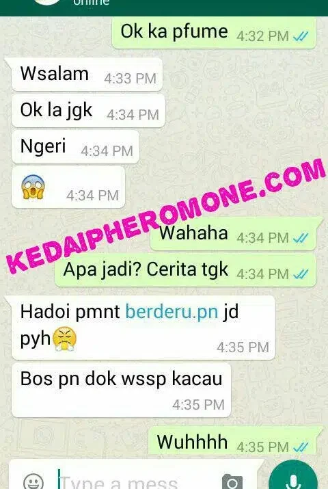 Screenshot testimoni Pheromiss For Her daripada halaman produk asal Kedai Pheromone — 3